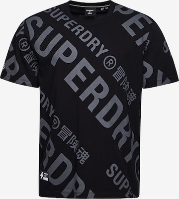 Superdry Shirt in Zwart: voorkant