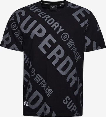 Superdry Tričko – černá: přední strana