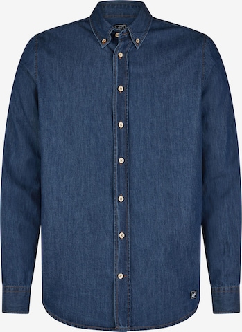 Coupe regular Chemise HECHTER PARIS en bleu : devant