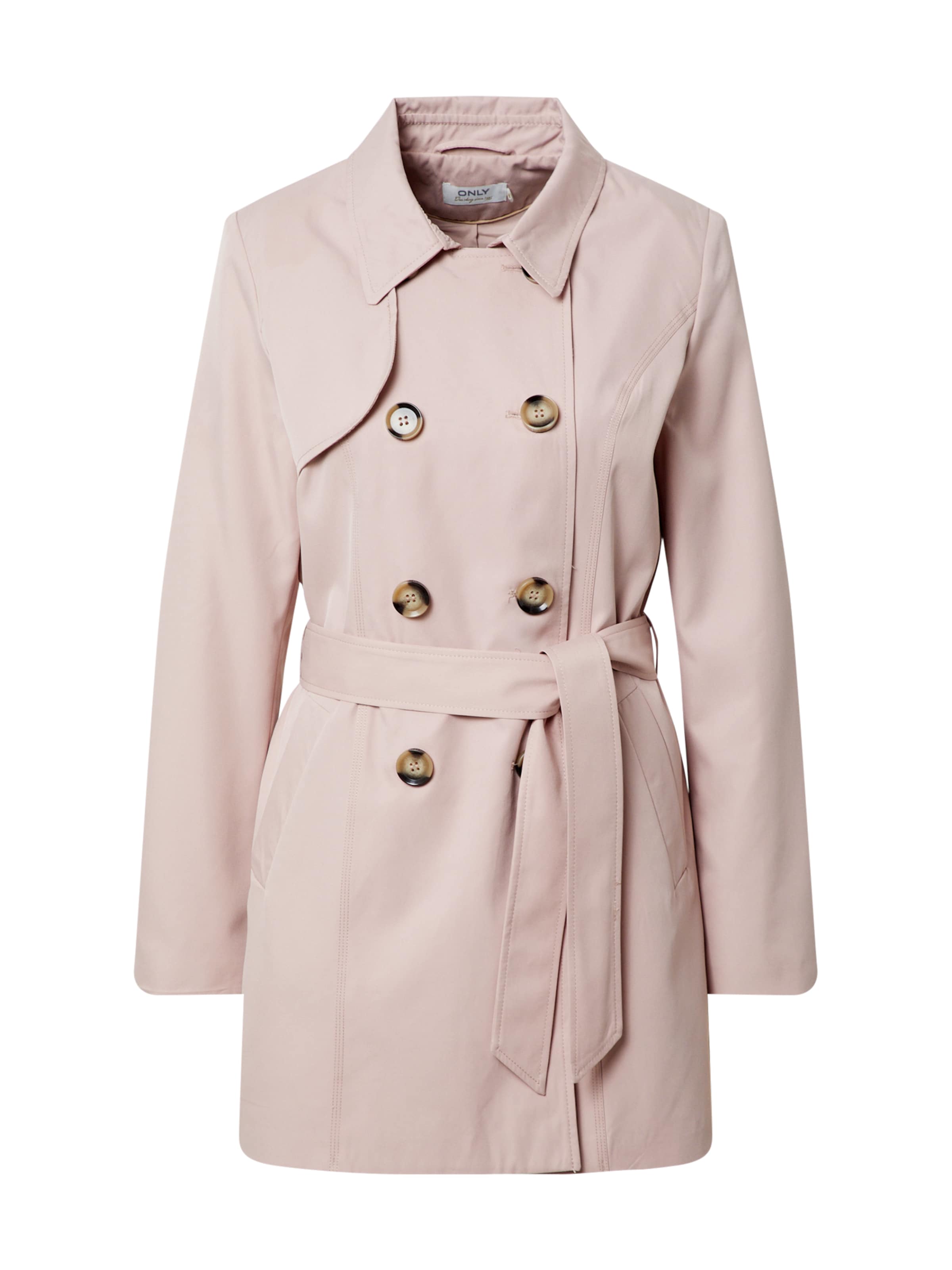 ONLY Between-Seasons Coat 'ONLValerie' in Pink: front