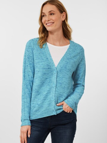 CECIL Knit Cardigan in Blue: front