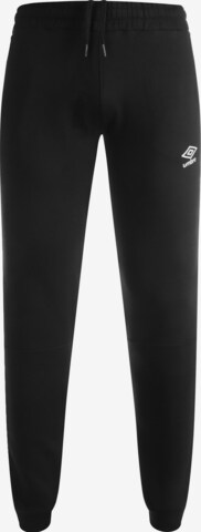 Coupe slim Pantalon de sport 'Core' UMBRO en noir : devant