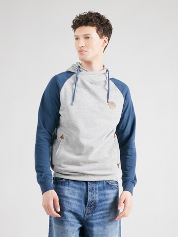 Sweat-shirt 'Alaric' INDICODE JEANS en gris : devant