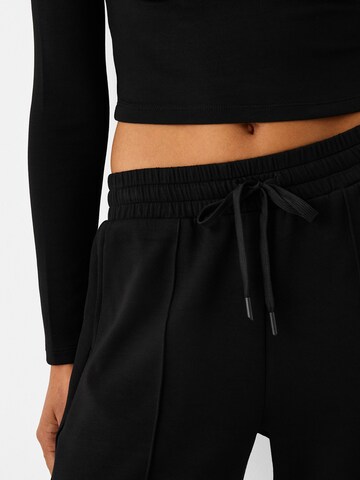 Bershka Sweatshirt in Schwarz