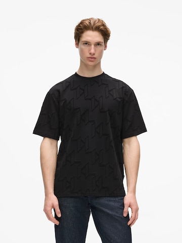 Karl Lagerfeld T-shirt in Schwarz: Vorderseite