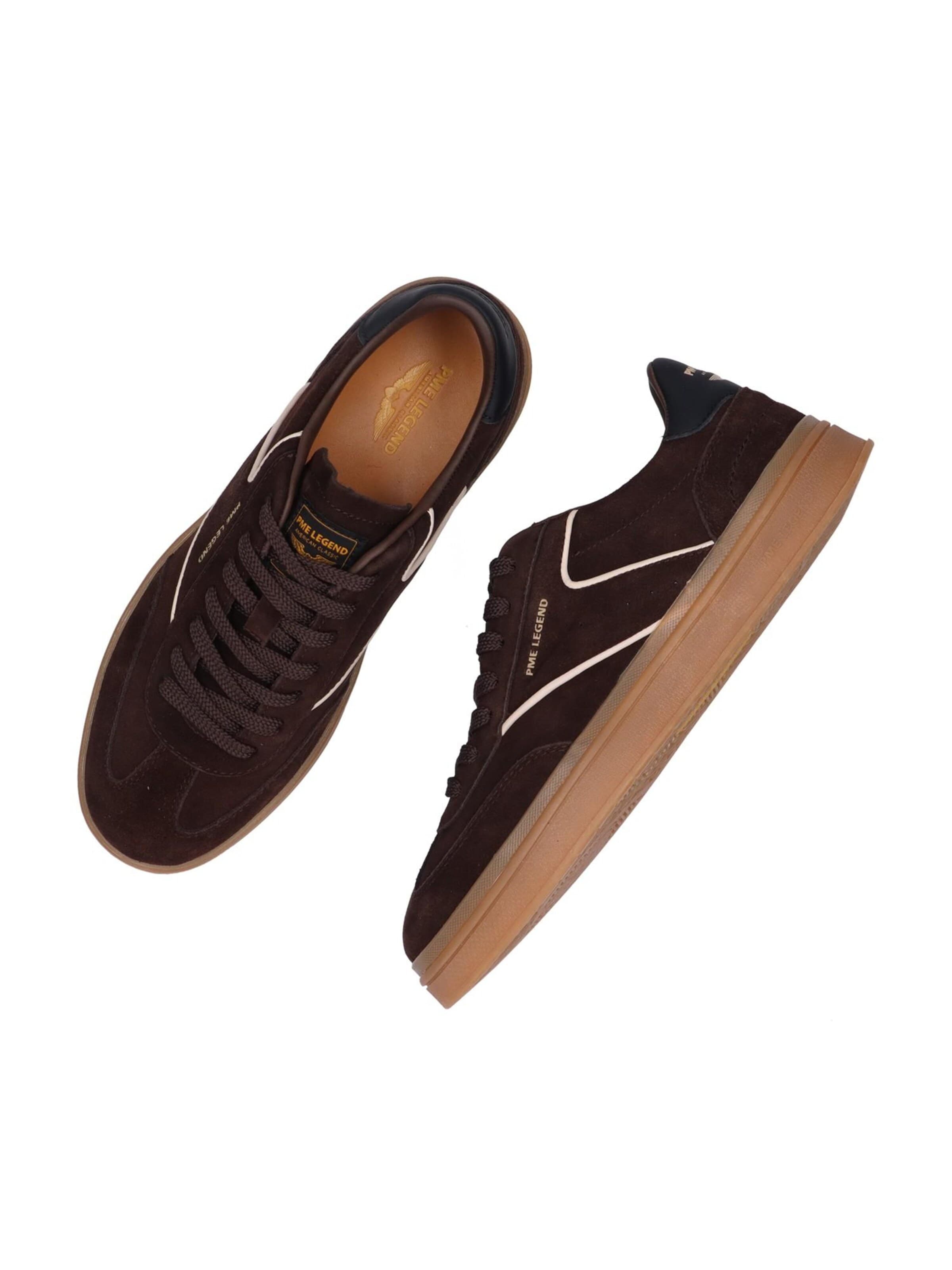 PME Legend Låg sneaker 'Hauler sneaker in suede' i brun
