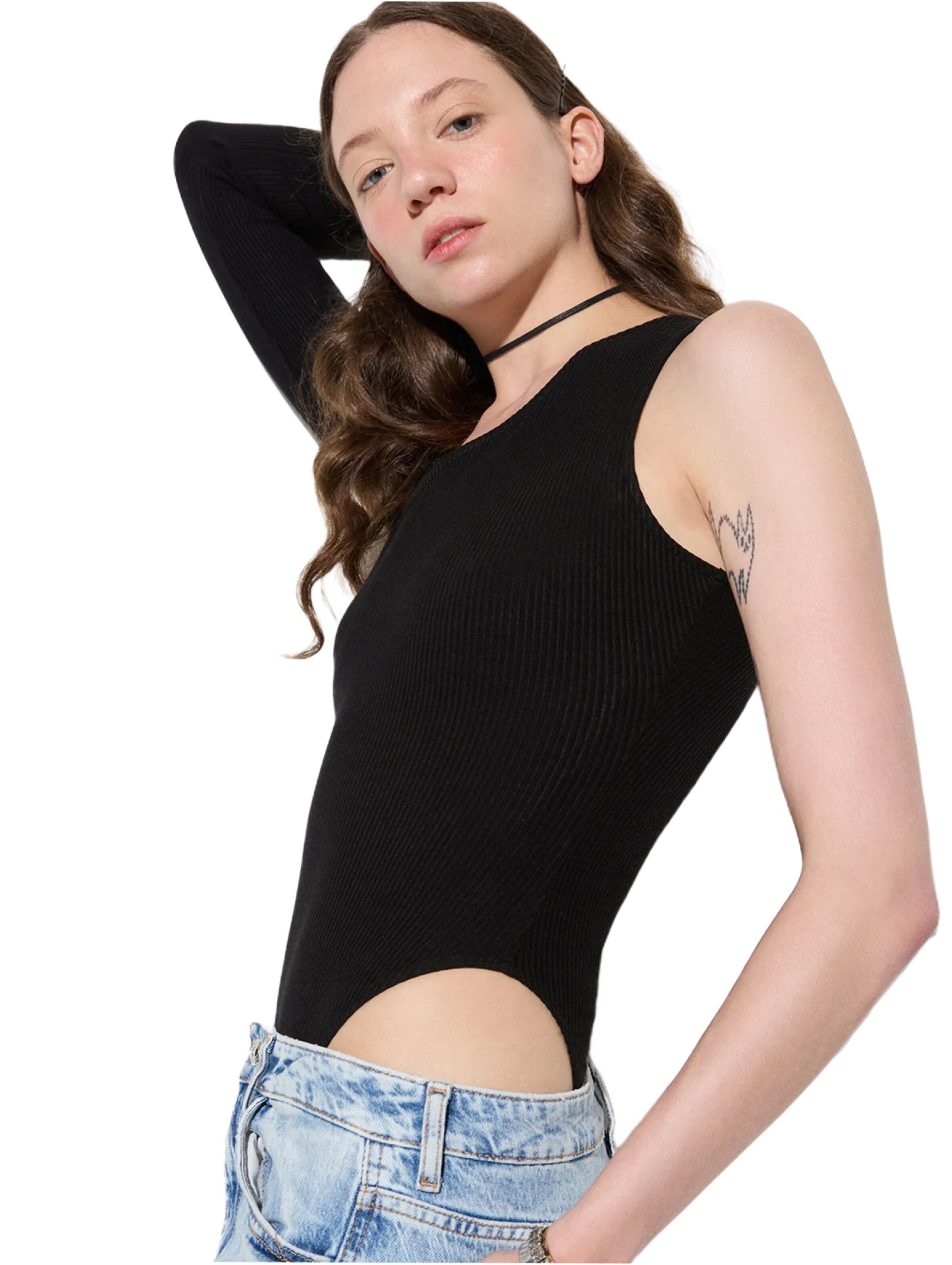 No Matter What Shirtbody in Schwarz