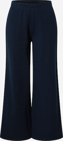 Wide Leg Pantalon 'Tammie' MSCH COPENHAGEN en bleu : devant