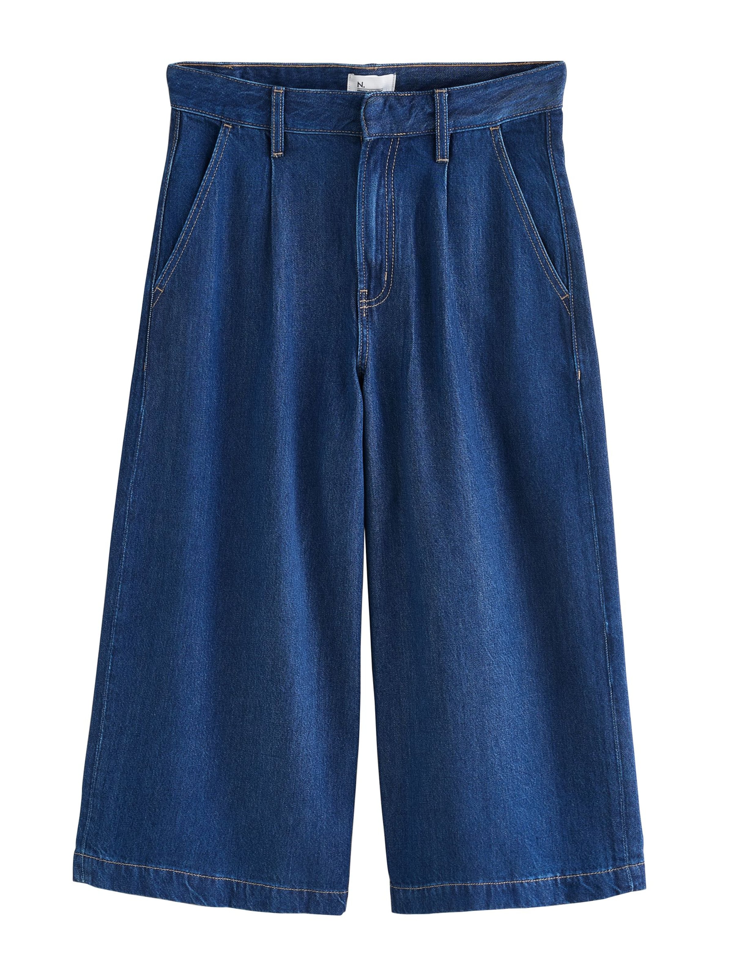 Next Loosefit Jeans 'Culotte' in Blau: Vorderseite