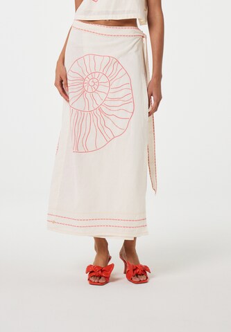 Fabienne Chapot Rok in Beige: voorkant