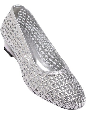 Limoya Slingpumps 'Viola' in Zilver: voorkant