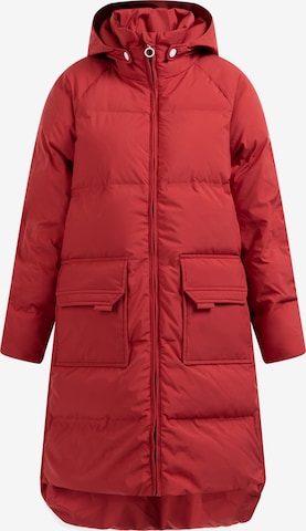 DreiMaster Maritim Winter Coat in Red: front