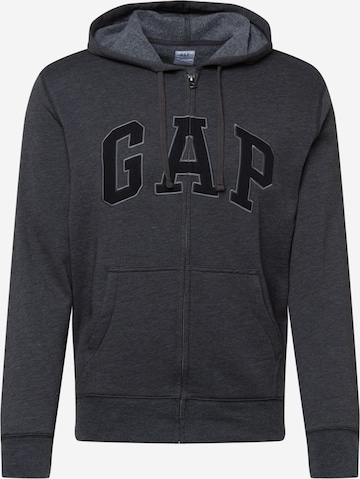 Veste de survêtement GAP en gris : devant