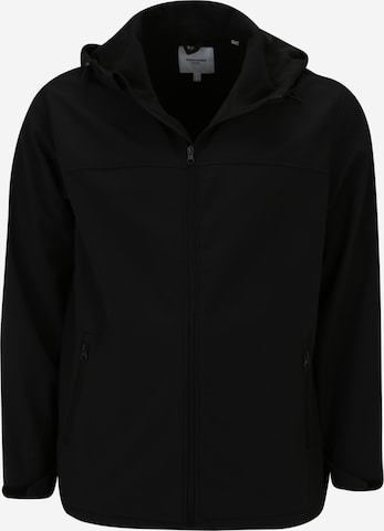 Jack & Jones Plus Performance Jacket 'Marvin' in Black: front