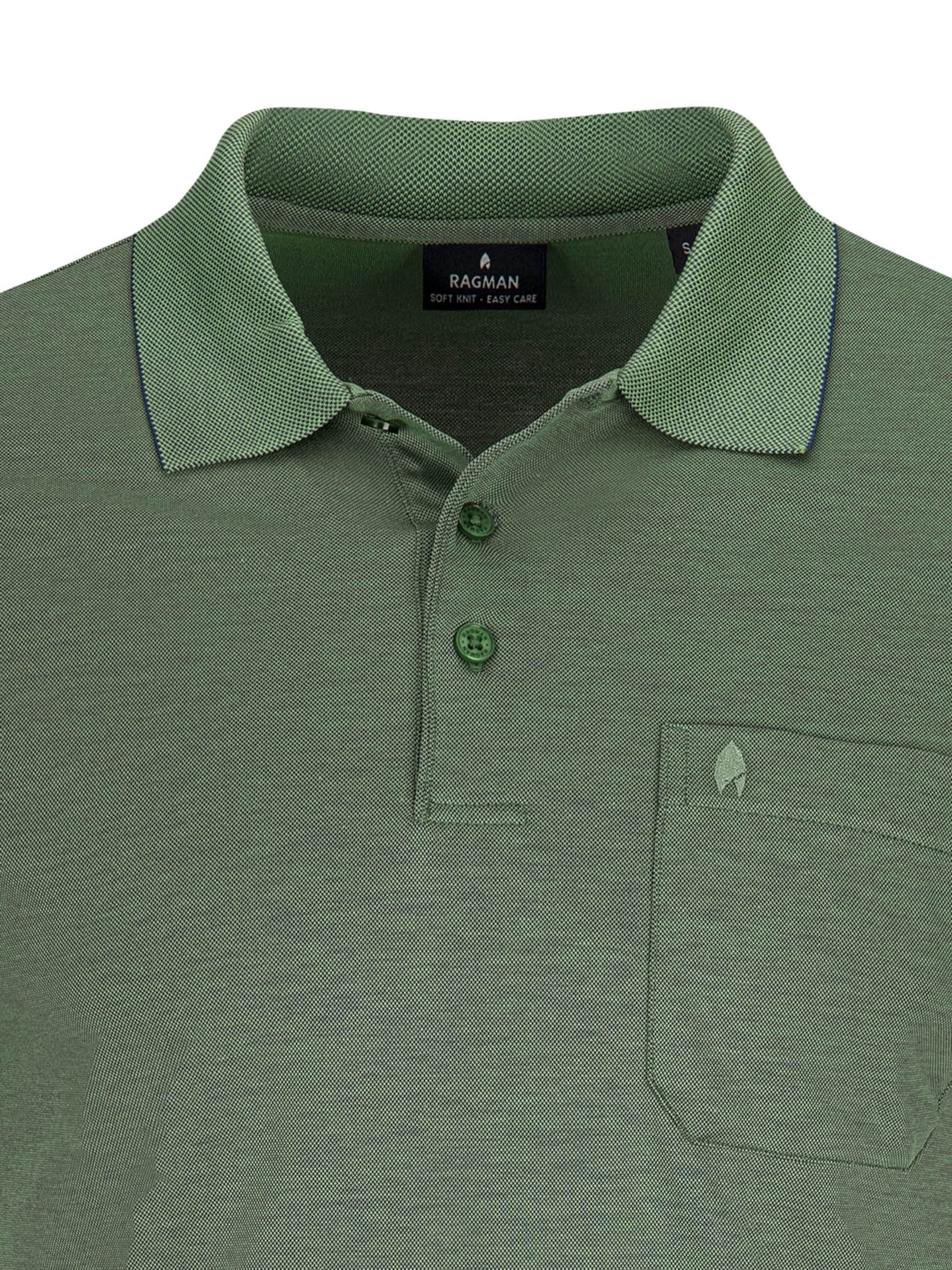 Ragman Shirt 'Basic' in Green