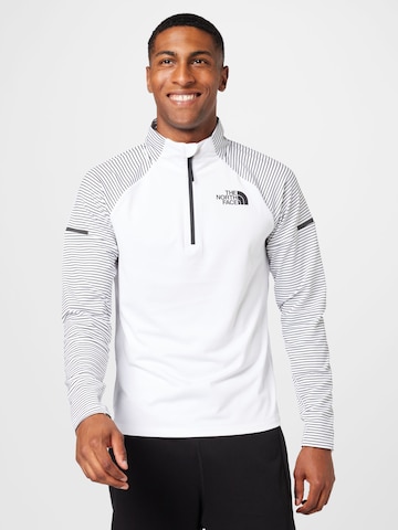 THE NORTH FACE Spordipullover, värv valge: eest vaates