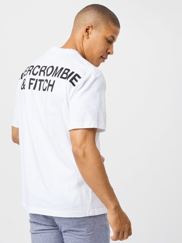 T-Shirt Abercrombie & Fitch en blanc