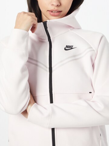 Nike Sportswear Кофта на молнии в Ярко-розовый