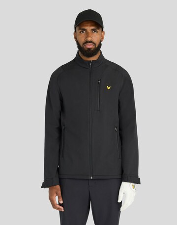 Lyle & Scott Sportjas in Zwart: voorkant