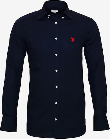 Camicia di U.S. POLO ASSN. in blu: frontale