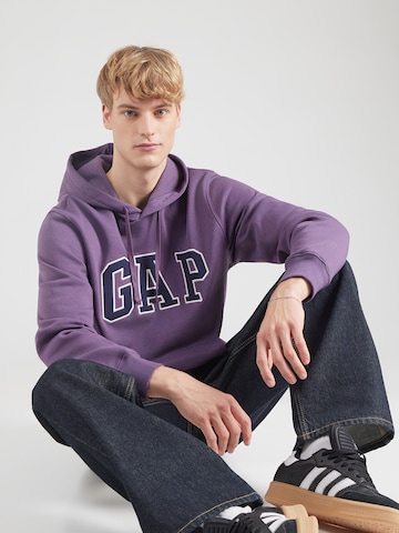 Sweat-shirt 'HERITAGE' GAP en violet : devant