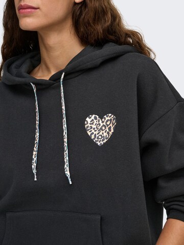 Felpa 'DAZE' di ONLY in nero