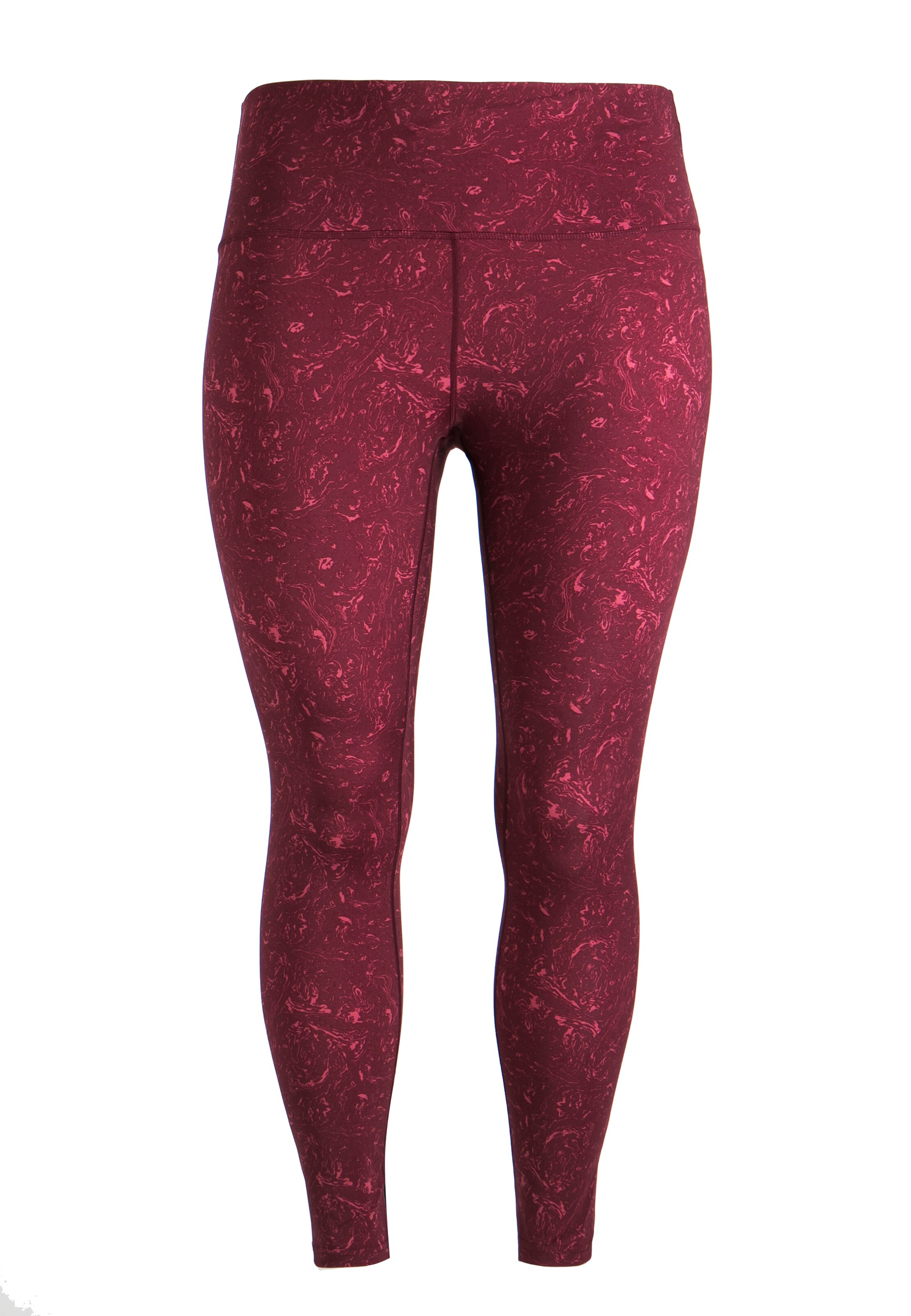 Q by Endurance Skinny Funktionshose in Rot: Vorderseite