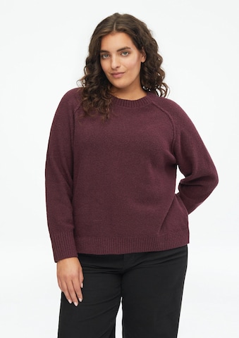 Pull-over s.Oliver CURVE en rouge : devant