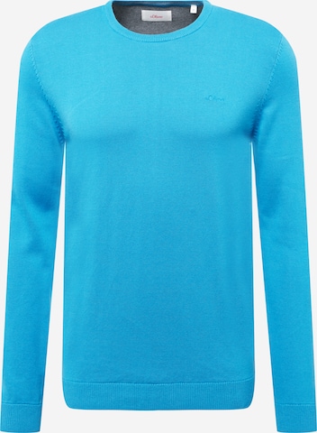 s.Oliver Sweater in Blue: front