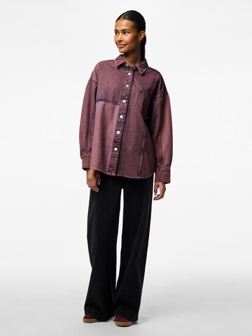PIECES Bluse 'PCDria' in Rot