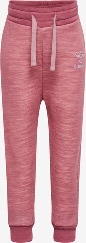 Hummel Tapered Pants 'Dallas' in Pink: front