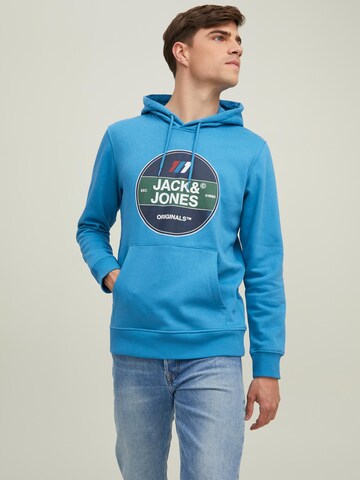 JACK & JONESSweater majica 'Nate' - plava boja: prednji dio