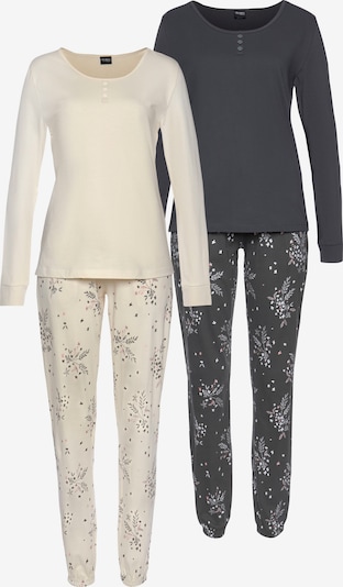 Pižama iš VIVANCE, spalva – smėlio spalva / antracito spalva, Prekių apžvalga