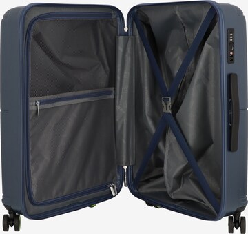 American Tourister Trolley in Blauw