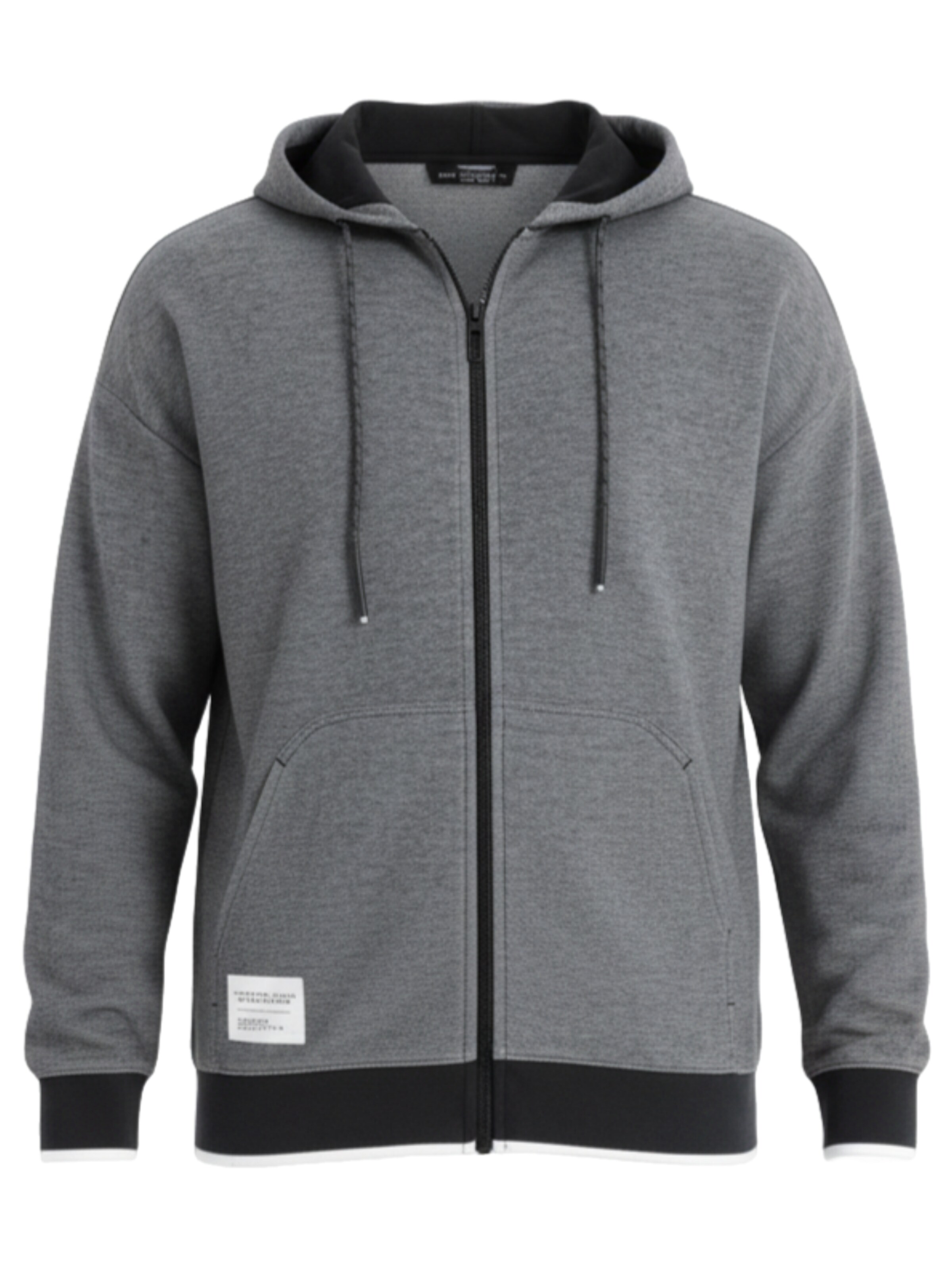Ombre Sweatshirt i svart: framsida