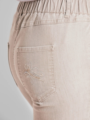 Goldner Regular Jeans 'LOUISA' in Beige