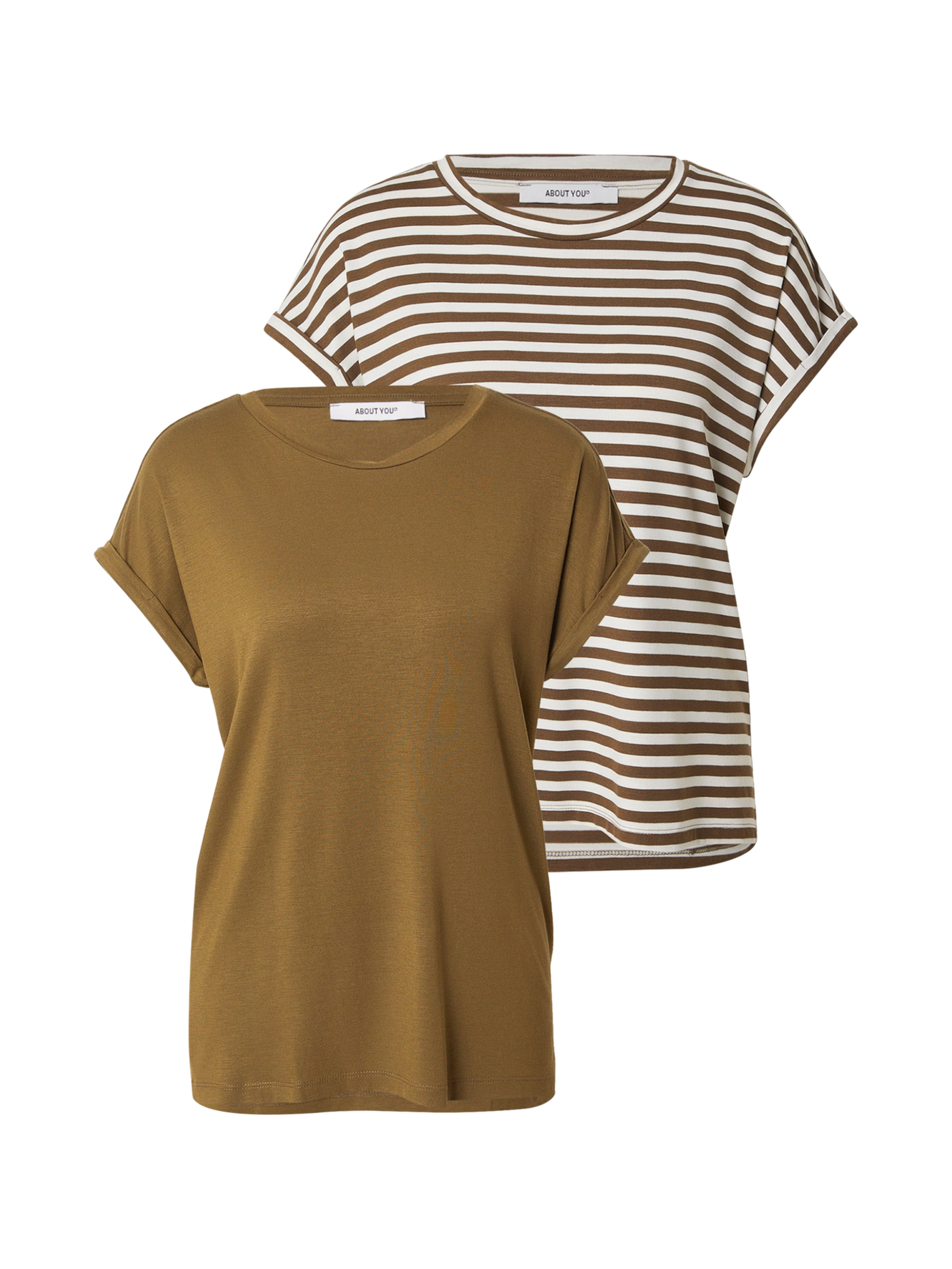 T-shirt 'Indira' ABOUT YOU en vert : devant