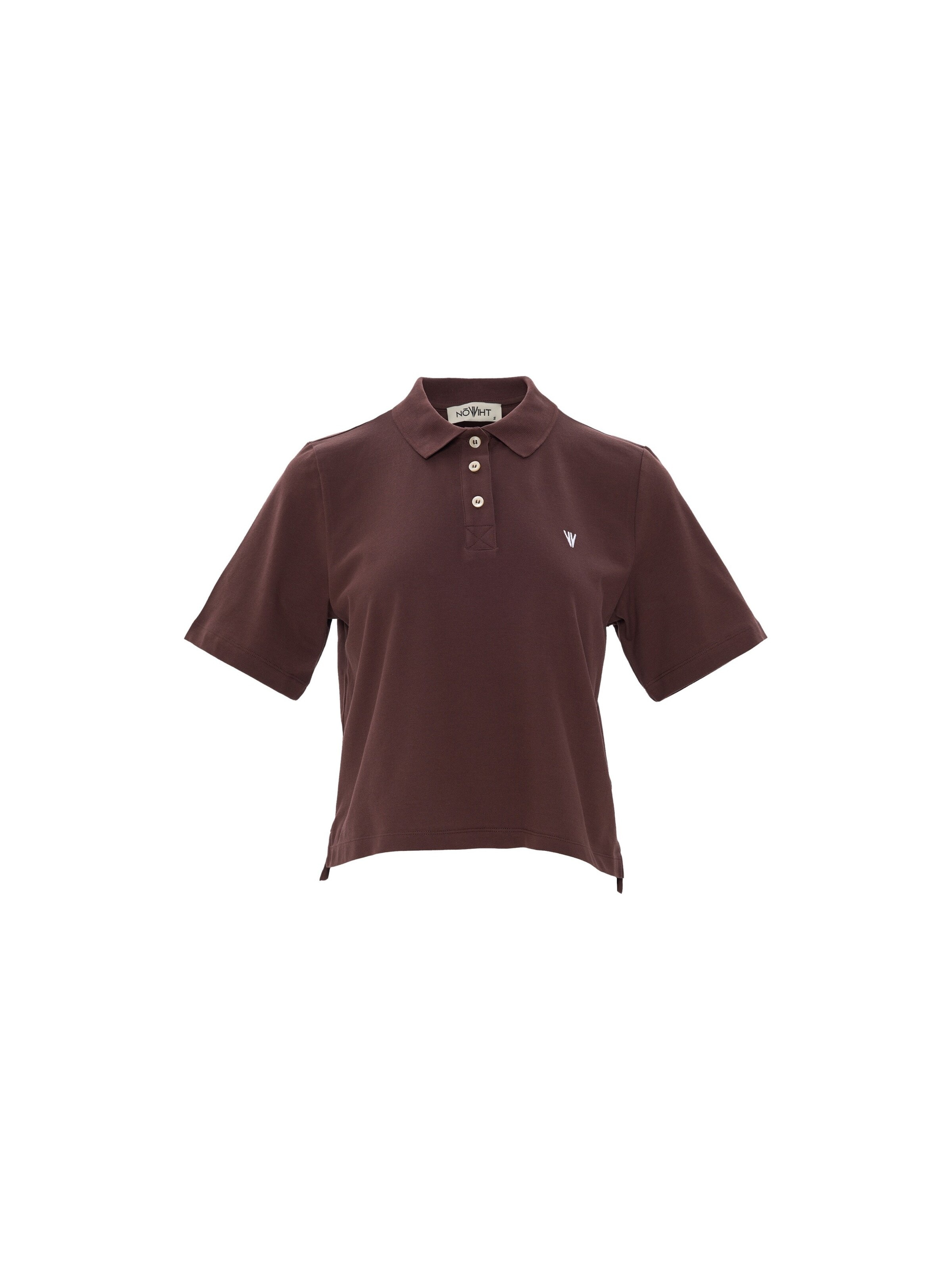 NOWIHT - Camiseta 'Brigitte' en marrón: frente