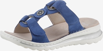 ARA Mules in Blue: front