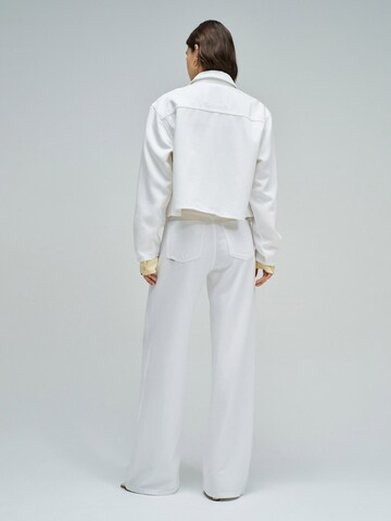 Salsa Jeans Tussenjas in Wit