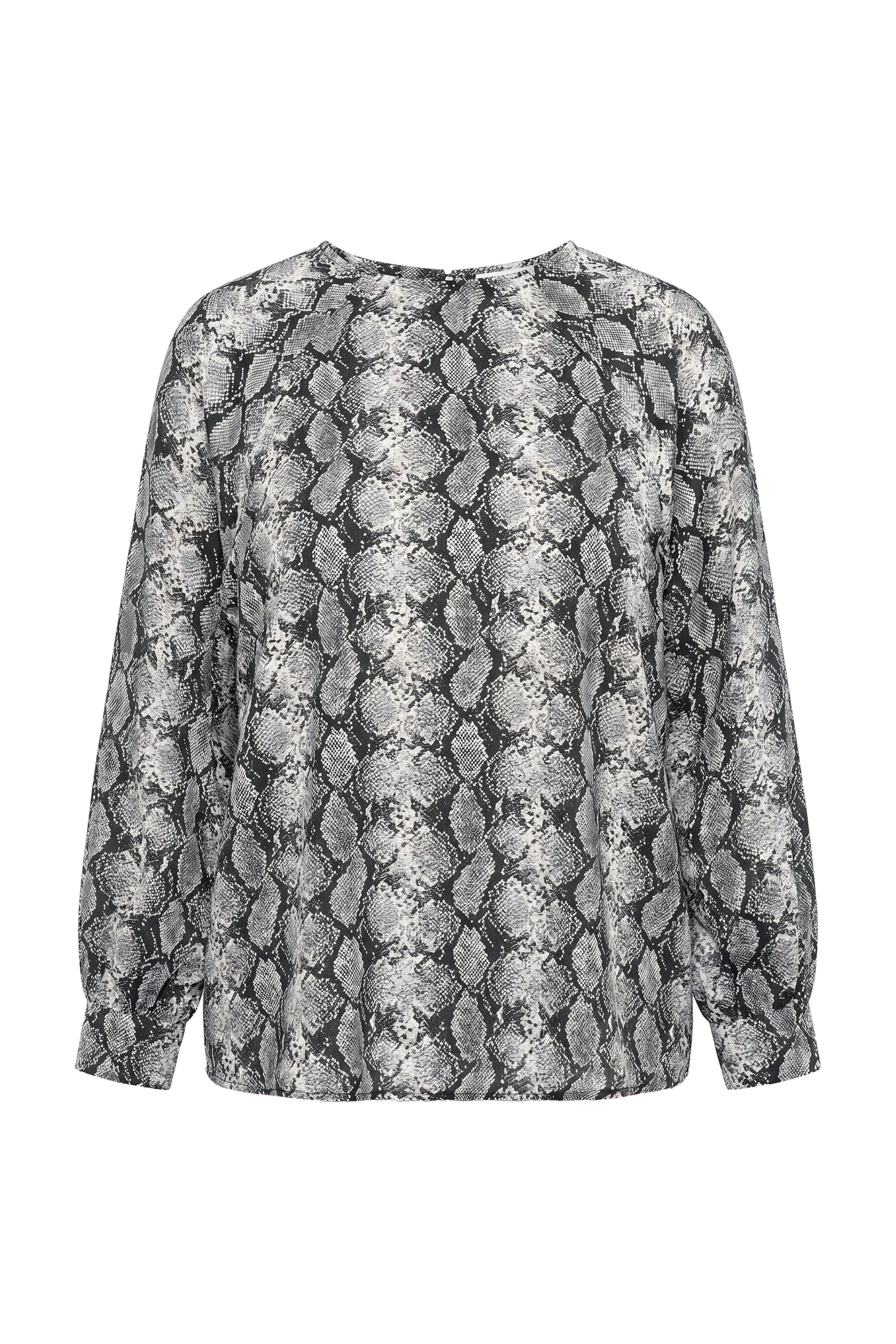 Ulla Popken Bluse in Grau: Vorderseite