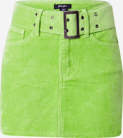 Fustă Nasty Gal pe verde măr, Vizualizare produs