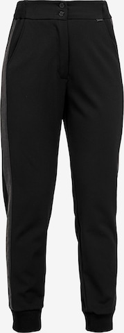 Coupe slim Pantalon HELMIDGE en noir : devant