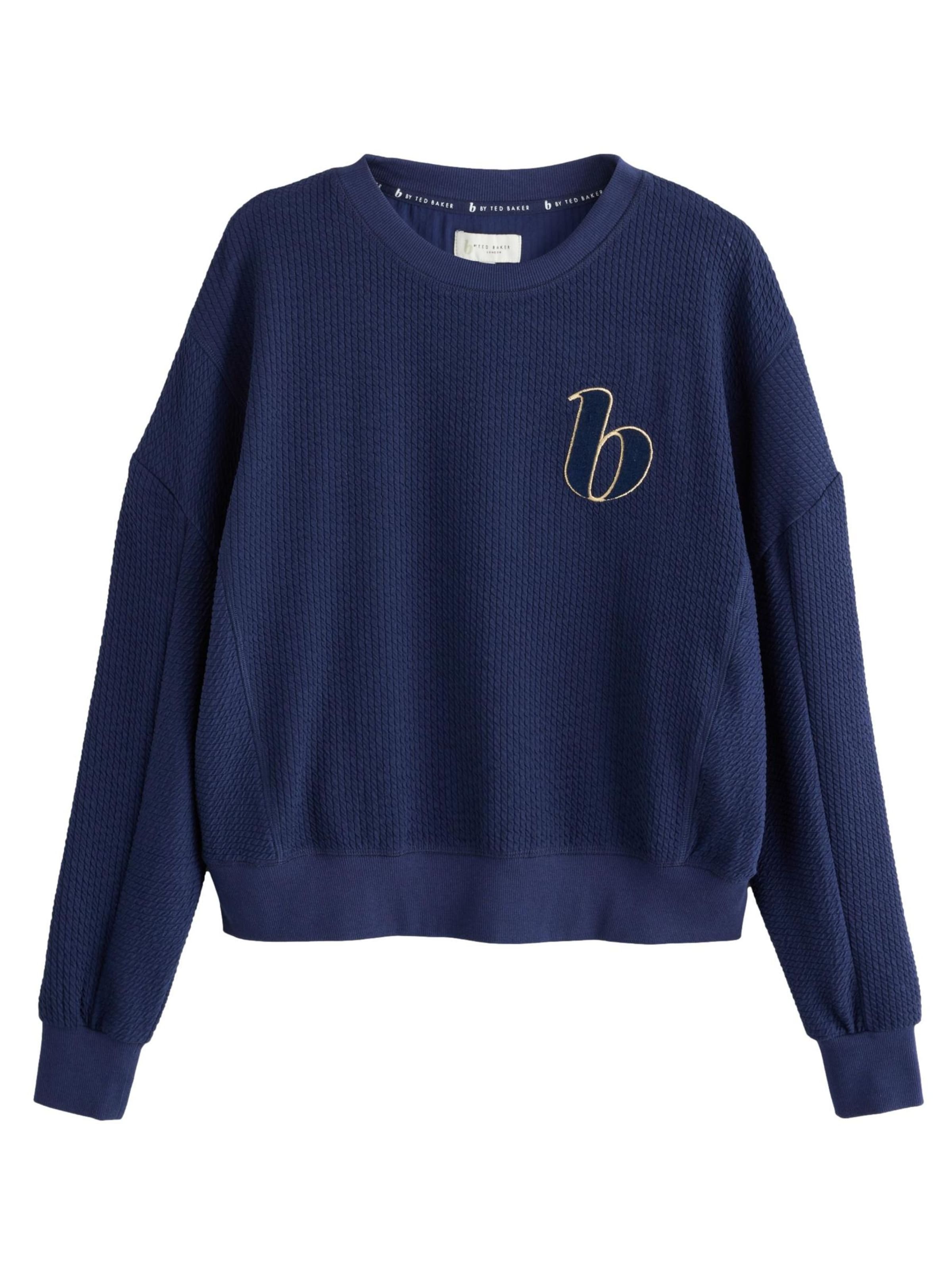 Sweat-shirt B by Ted Baker en bleu : devant