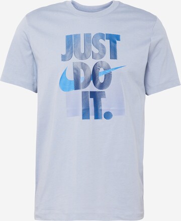 T-Shirt Nike Sportswear en bleu : devant