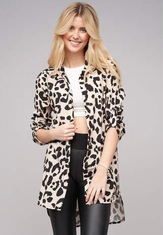 Cloud5ive Bluse in Beige: Vorderseite