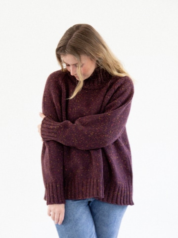 KOPYTO Oversized Sweater 'TAJRA' in Red: front