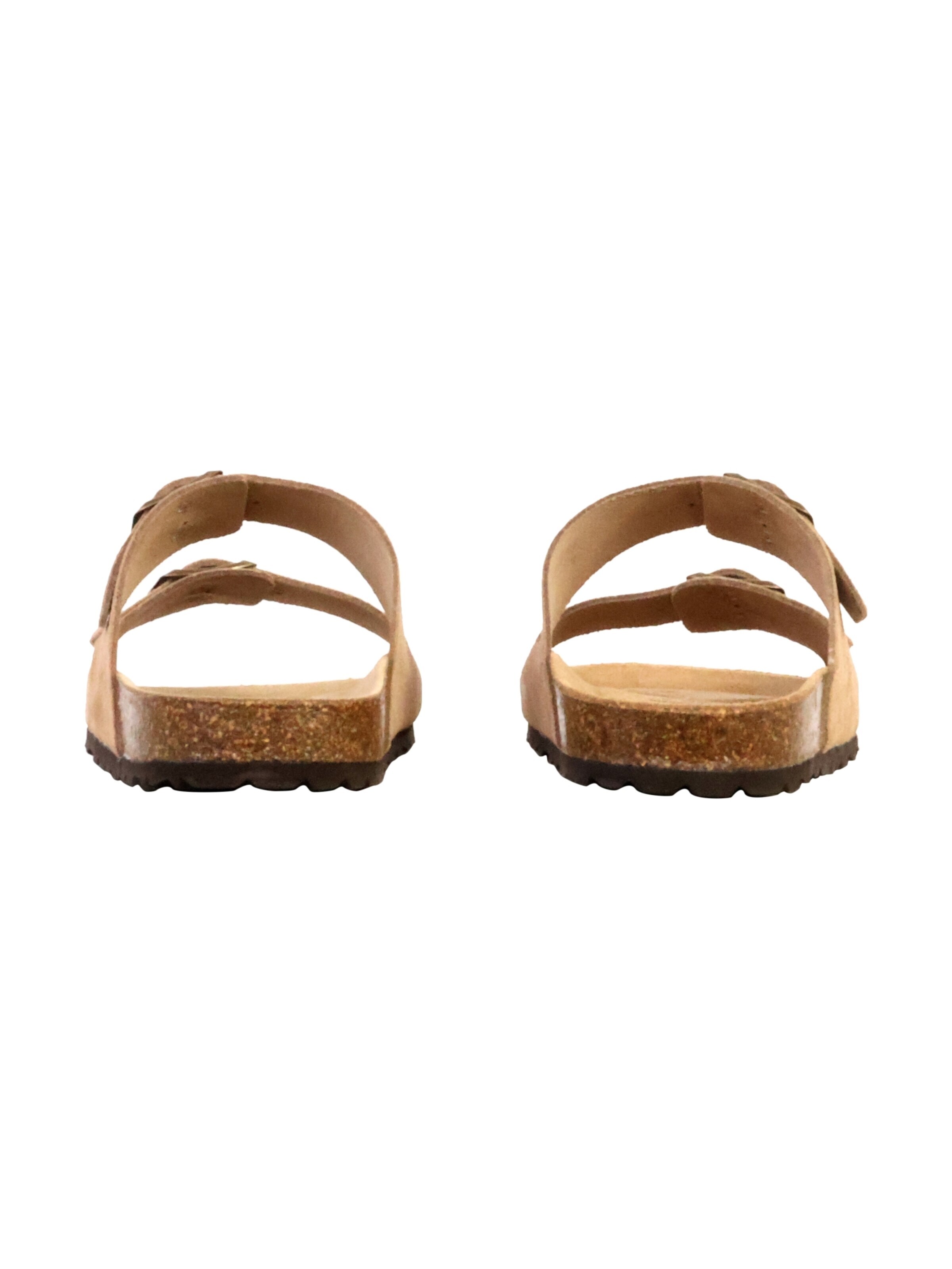 Mule 'Noga Mistral Edge Leder-Pantoletten' The Divine Factory en beige