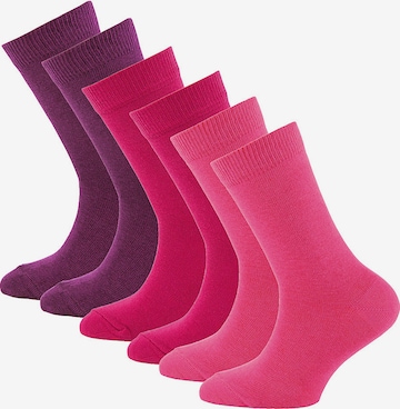 Regular Chaussettes EWERS en violet : devant