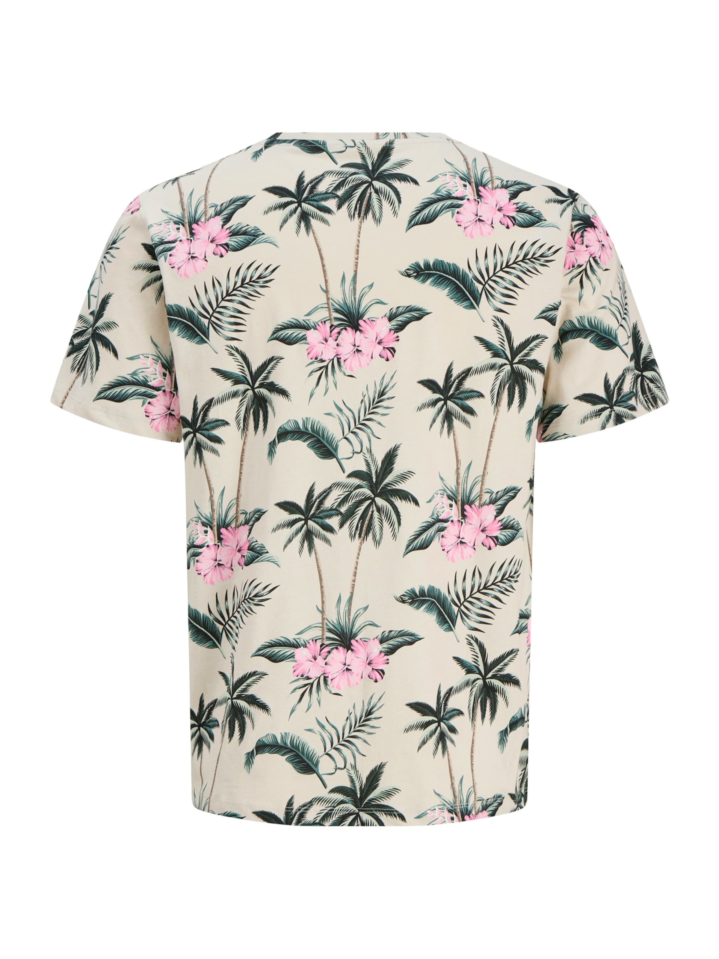 T-Shirt 'JREBRUSSEL' JJ Rebel en beige